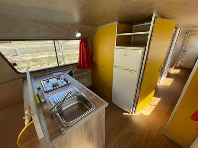 Galley of Liberty 1, a Nicols Marina 1400 motorboat at Sablé-sur-Sarthe, France