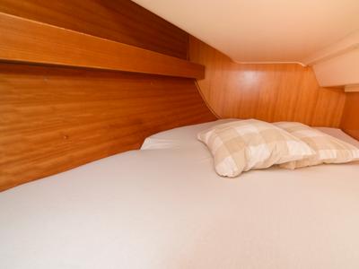 Cabin on Amazone, a Elan Impression 344 sailboat at Betina, Croatia
