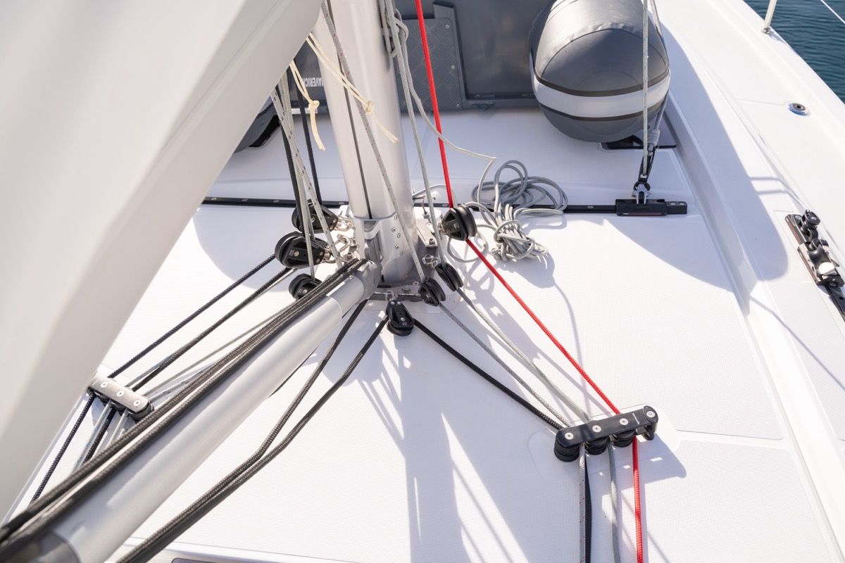 Maverick, a Beneteau Oceanis 40.1 sailboat at Olbia, Italy