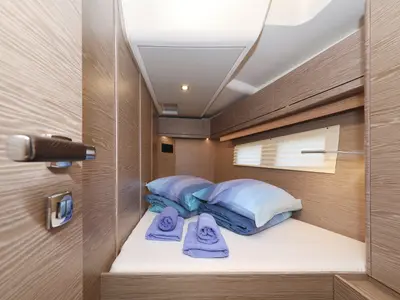 Cabin on Simply The Best, a Hanse Yachts Hanse 548 sailboat at Grad Kaštela, Croatia