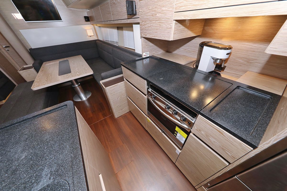 Galley of Simply The Best, a Hanse Yachts Hanse 548 sailboat at Grad Kaštela, Croatia
