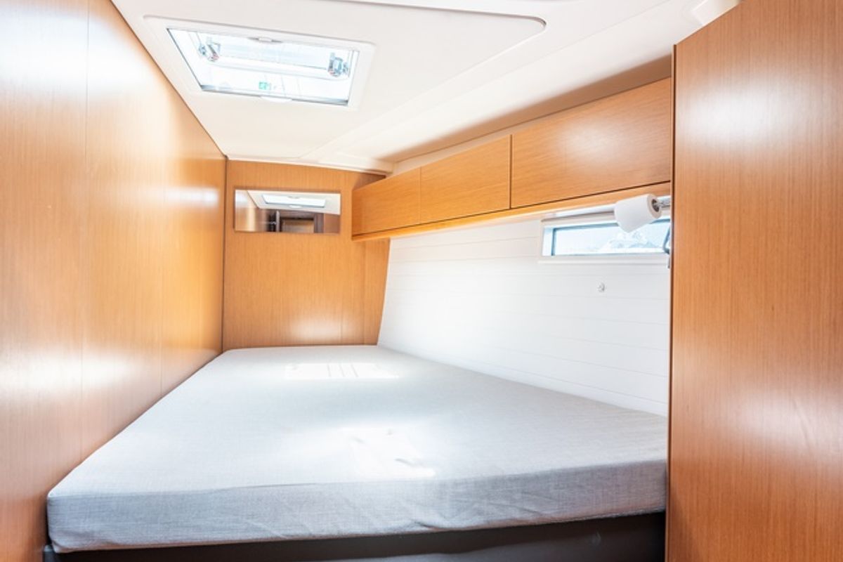 Cabin on Elpida, a Bavaria Cruiser 51 sailboat at Municipal Unit of Rhodes, Greece