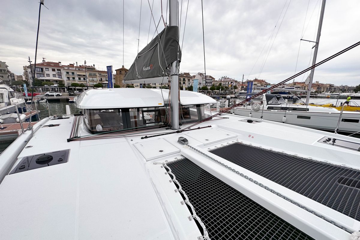 Head on Charrua, a Excess 11 catamaran at Palma de Mallorca, Spain