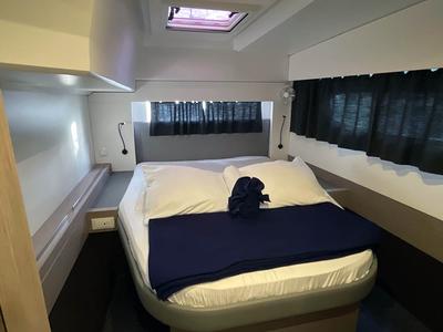 Cabin on Carpe Diem - BVI, a Fountaine Pajot Astrea 42 catamaran at Road Town, British Virgin Islands