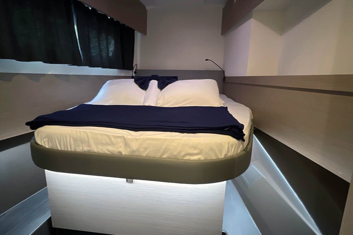 Cabin on Carpe Diem  - BVI, a Fountaine Pajot Astrea 42 catamaran at Road Town, British Virgin Islands