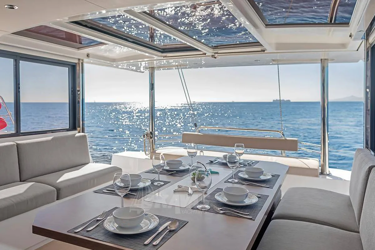 Salon of Kos 46.Cat6, a Bali 4.6 catamaran at Volos Municipality, Greece