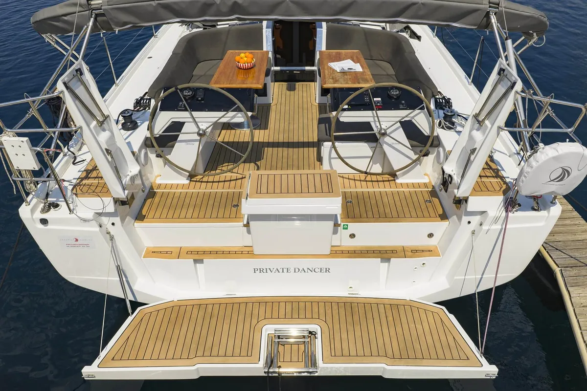 Private Dancer, a Hanse Yachts Hanse 460 sailboat at Grad Šibenik, Croatia