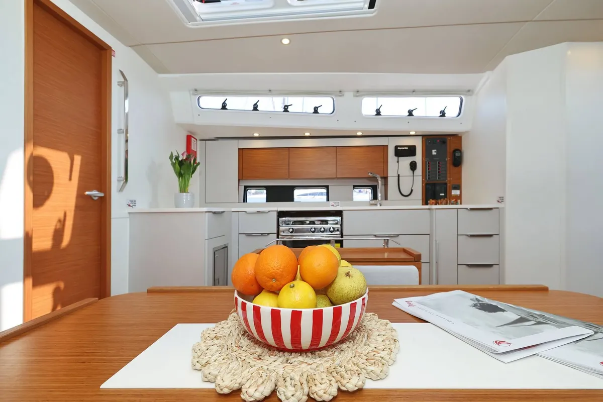 Private Dancer, a Hanse Yachts Hanse 460 sailboat at Grad Šibenik, Croatia