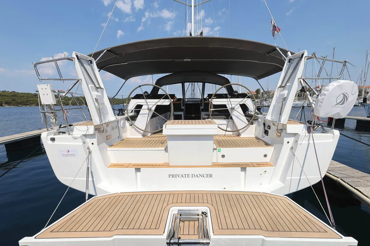 Private Dancer, a Hanse Yachts Hanse 460 sailboat at Grad Šibenik, Croatia