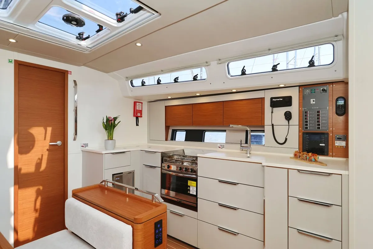 Private Dancer, a Hanse Yachts Hanse 460 sailboat at Grad Šibenik, Croatia