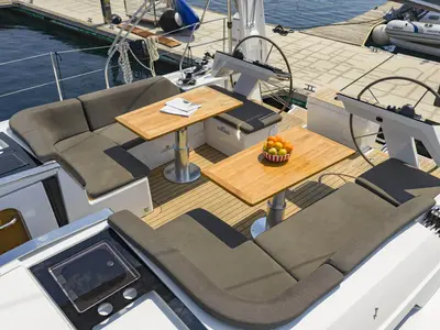 Private Dancer, a Hanse Yachts Hanse 460 sailboat at Grad Šibenik, Croatia