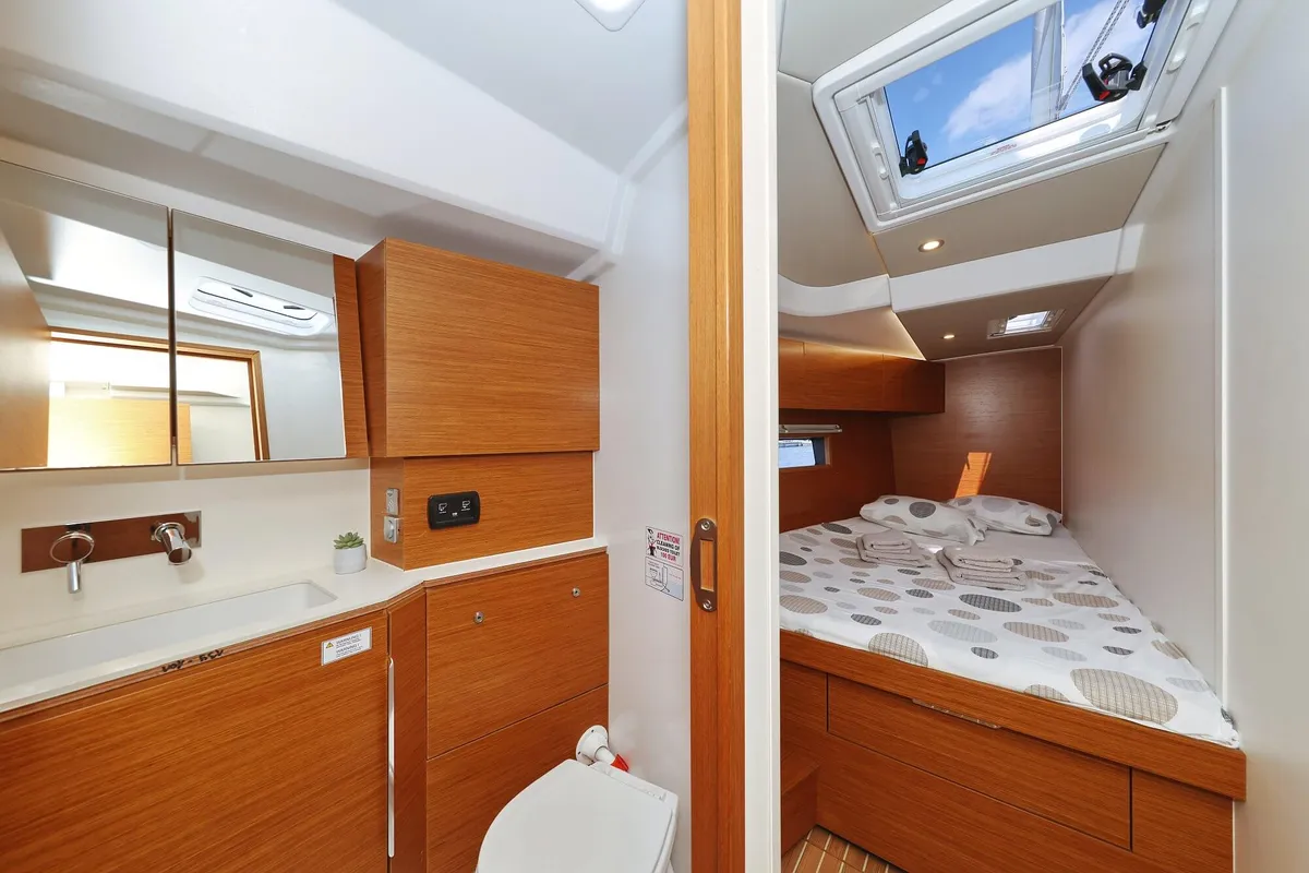 Private Dancer, a Hanse Yachts Hanse 460 sailboat at Grad Šibenik, Croatia