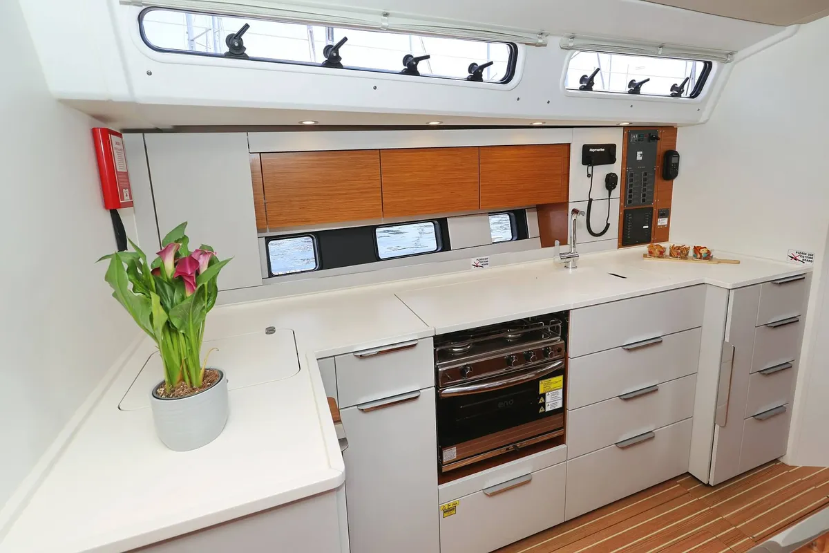 Private Dancer, a Hanse Yachts Hanse 460 sailboat at Grad Šibenik, Croatia