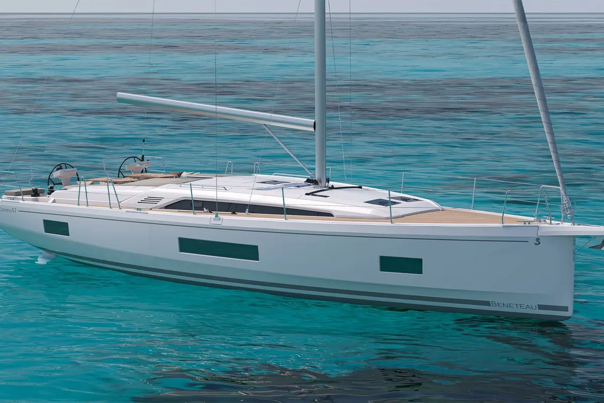 ARENA, a Beneteau Oceanis 47 sailboat at Kos, Greece