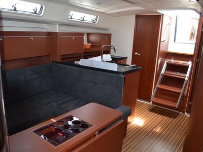 Salon of Vega, a Hanse Yachts Hanse 415 sailboat at Općina Sukošan, Croatia