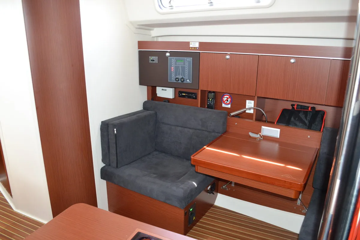 Salon of Vega, a Hanse Yachts Hanse 415 sailboat at Općina Sukošan, Croatia