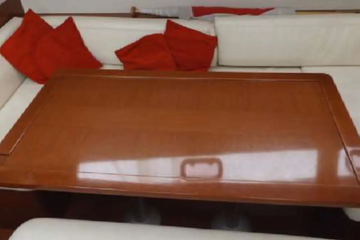 Salon of IN COMPLIANCE, a Beneteau Oceanis 50 sailboat at Kalkara, Malta