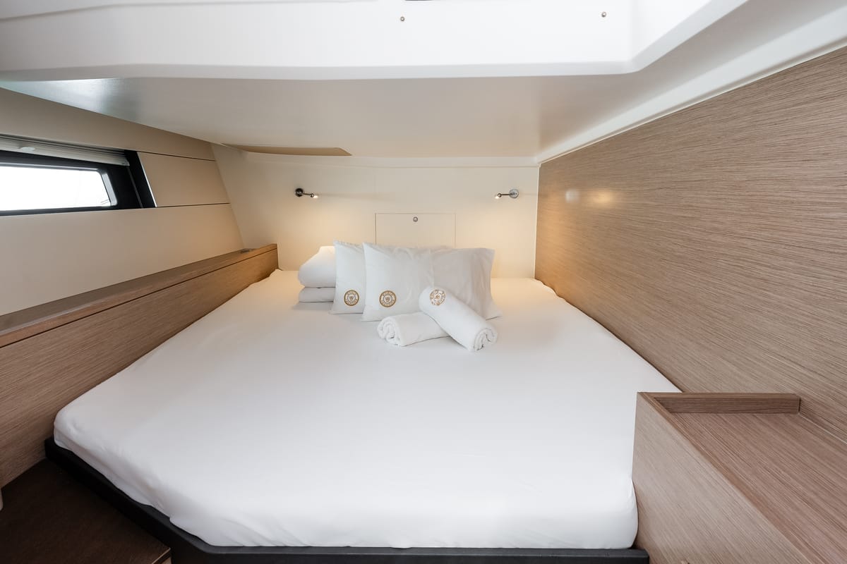Cabin on White Pearl, a Hanse Yachts Hanse 460 sailboat at Grad Šibenik, Croatia