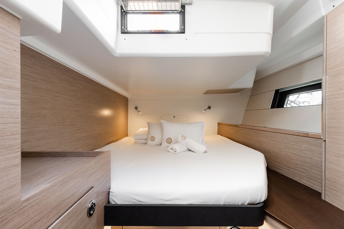 Cabin on White Pearl, a Hanse Yachts Hanse 460 sailboat at Grad Šibenik, Croatia