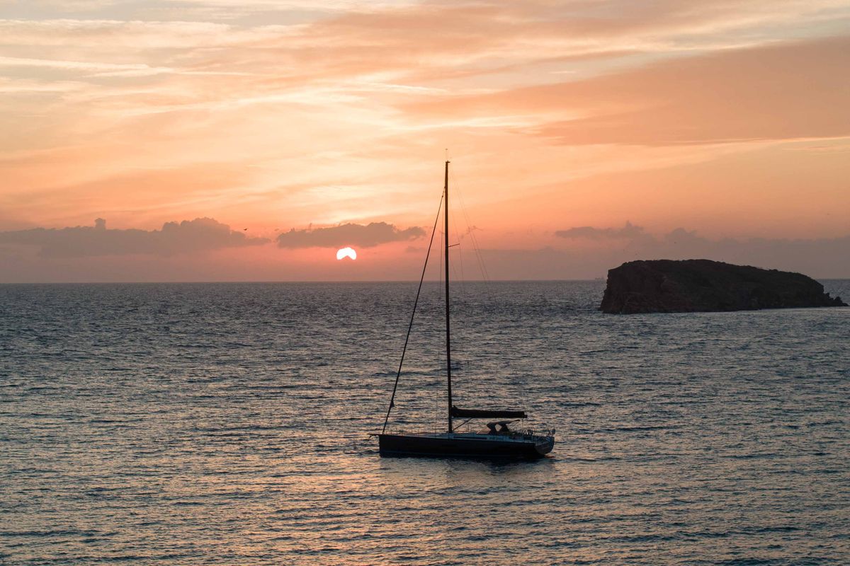 Exterior view of Titanium Star, a Beneteau First Yacht 53 sailboat at Lavreotiki Municipal Unit, Greece