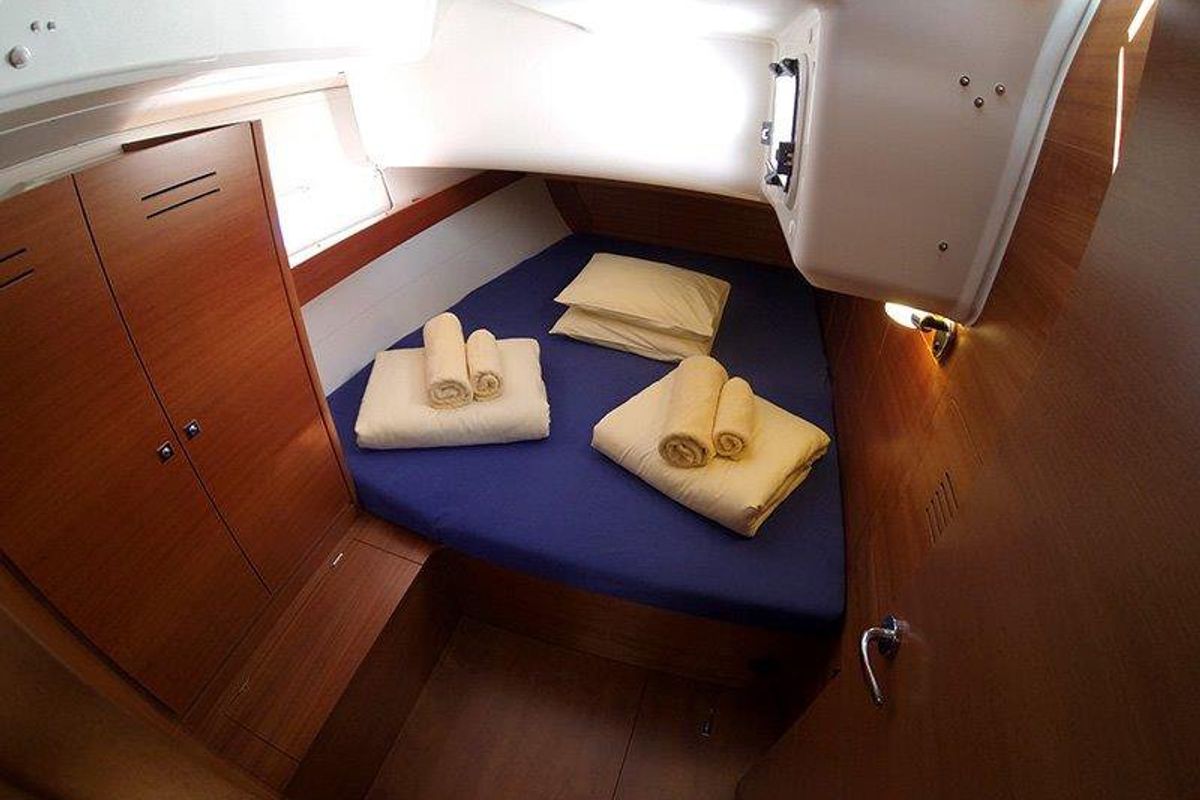 Cabin on Private dancer II, a Dufour 460 GL sailboat at Grad Šibenik, Croatia