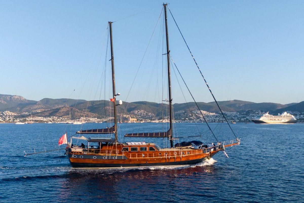 Exterior view of Capricorn 1, a Custom Made Capricorn 1 yacht at Lavreotiki Municipal Unit, Greece