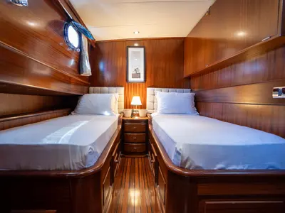 Cabin on Capricorn 1, a Custom Made Capricorn 1 yacht at Lavreotiki Municipal Unit, Greece