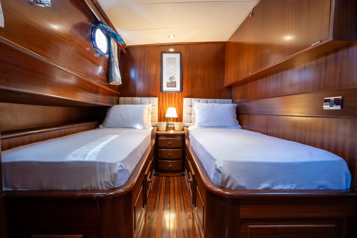 Cabin on Capricorn 1, a Custom Made Capricorn 1 yacht at Lavreotiki Municipal Unit, Greece
