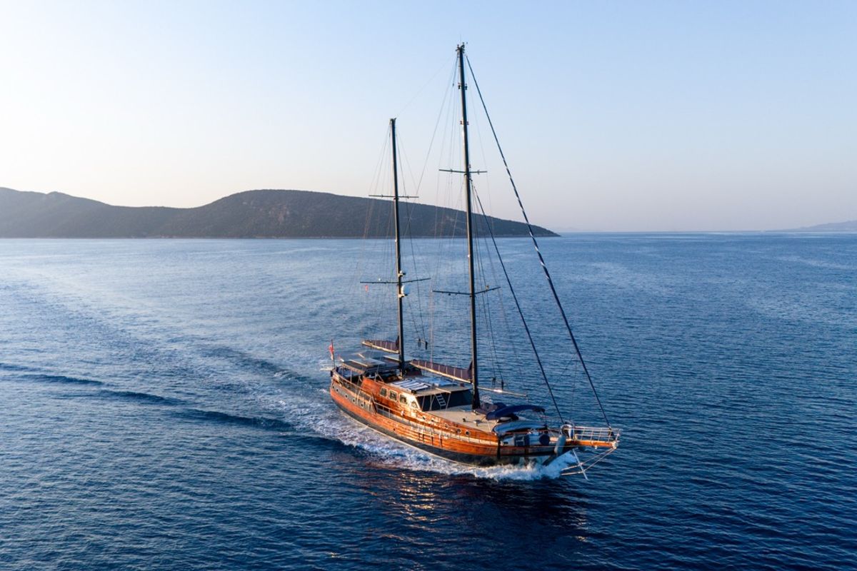 Exterior view of Capricorn 1, a Custom Made Capricorn 1 yacht at Lavreotiki Municipal Unit, Greece