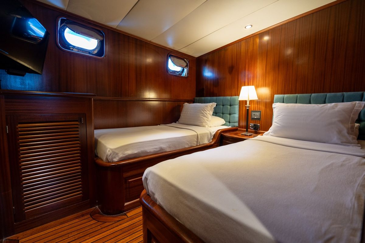 Cabin on Capricorn 1, a Custom Made Capricorn 1 yacht at Lavreotiki Municipal Unit, Greece