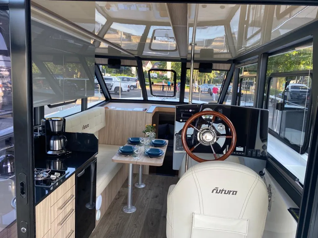 Fleesenqueen One, a Cobra Yachts Futura 40 Grand Horizon yacht at Göhren-Lebbin, Germany