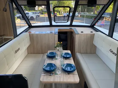 Fleesenqueen One, a Cobra Yachts Futura 40 Grand Horizon yacht at Göhren-Lebbin, Germany