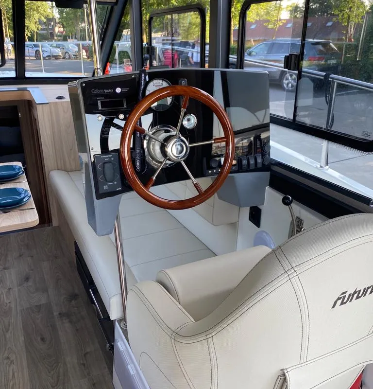 Fleesenqueen One, a Cobra Yachts Futura 40 Grand Horizon yacht at Göhren-Lebbin, Germany