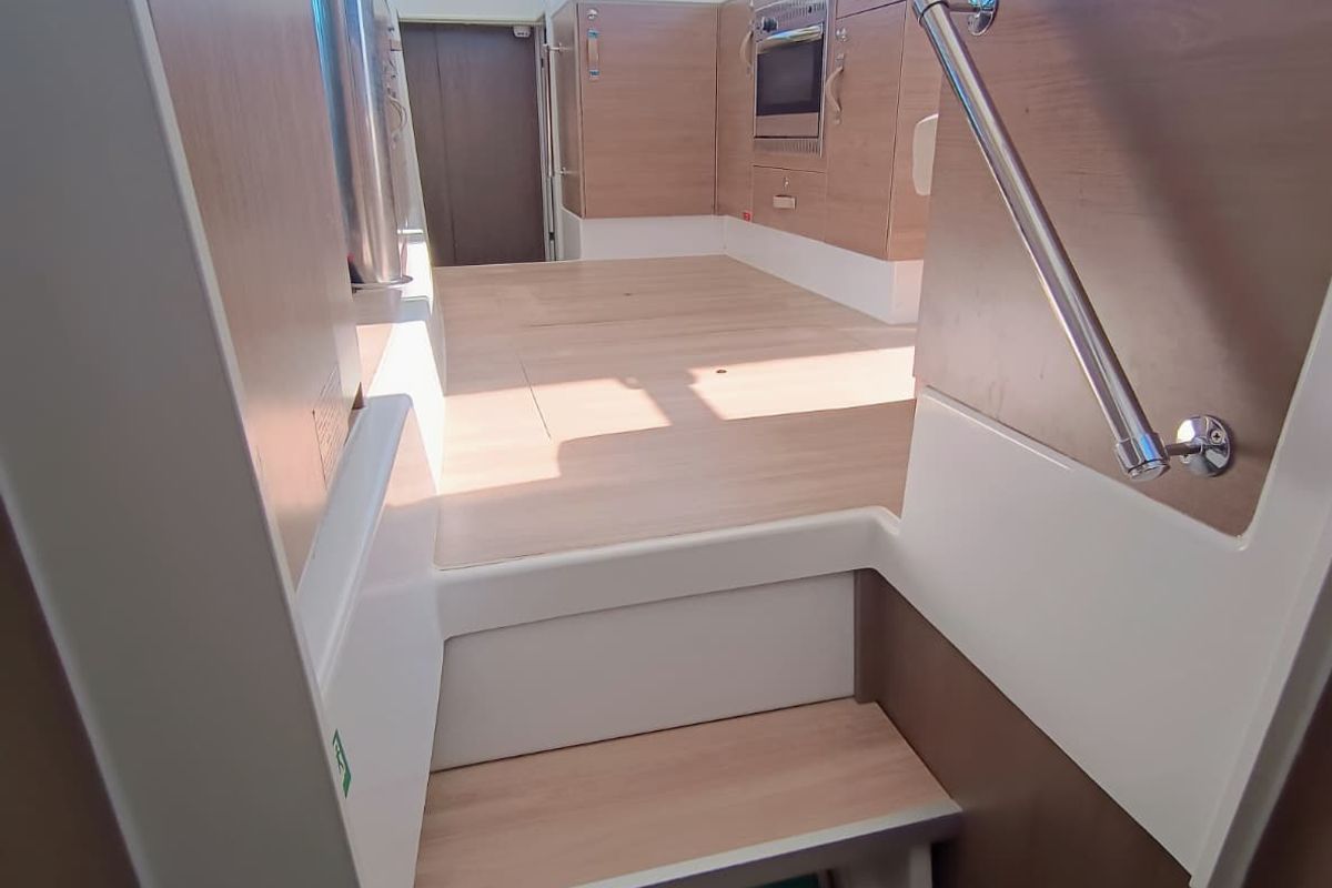 BETA, a Bali 4.2 catamaran at Capo d'Orlando, Italy