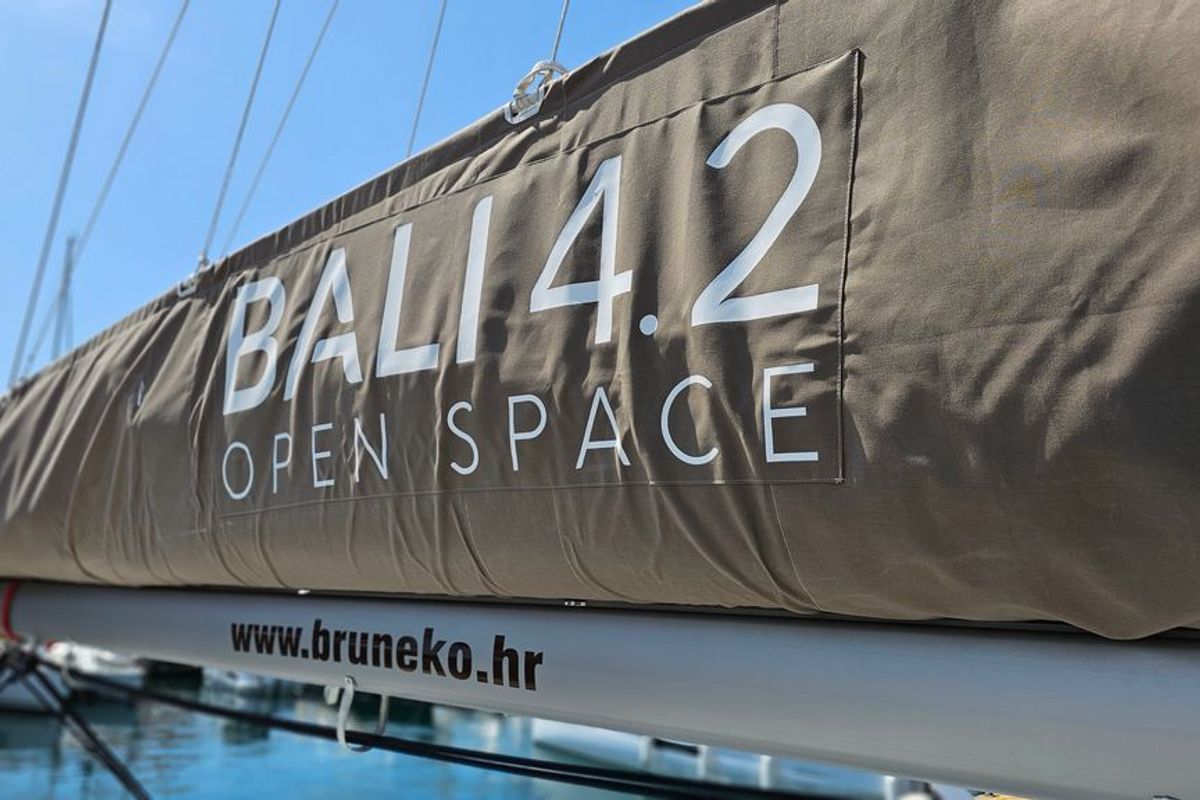 Stairway To Heaven, a Bali 4.2 catamaran at Zadar, Croatia