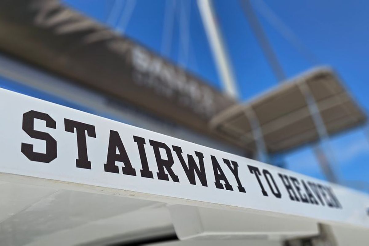 Stairway To Heaven, a Bali 4.2 catamaran at Zadar, Croatia