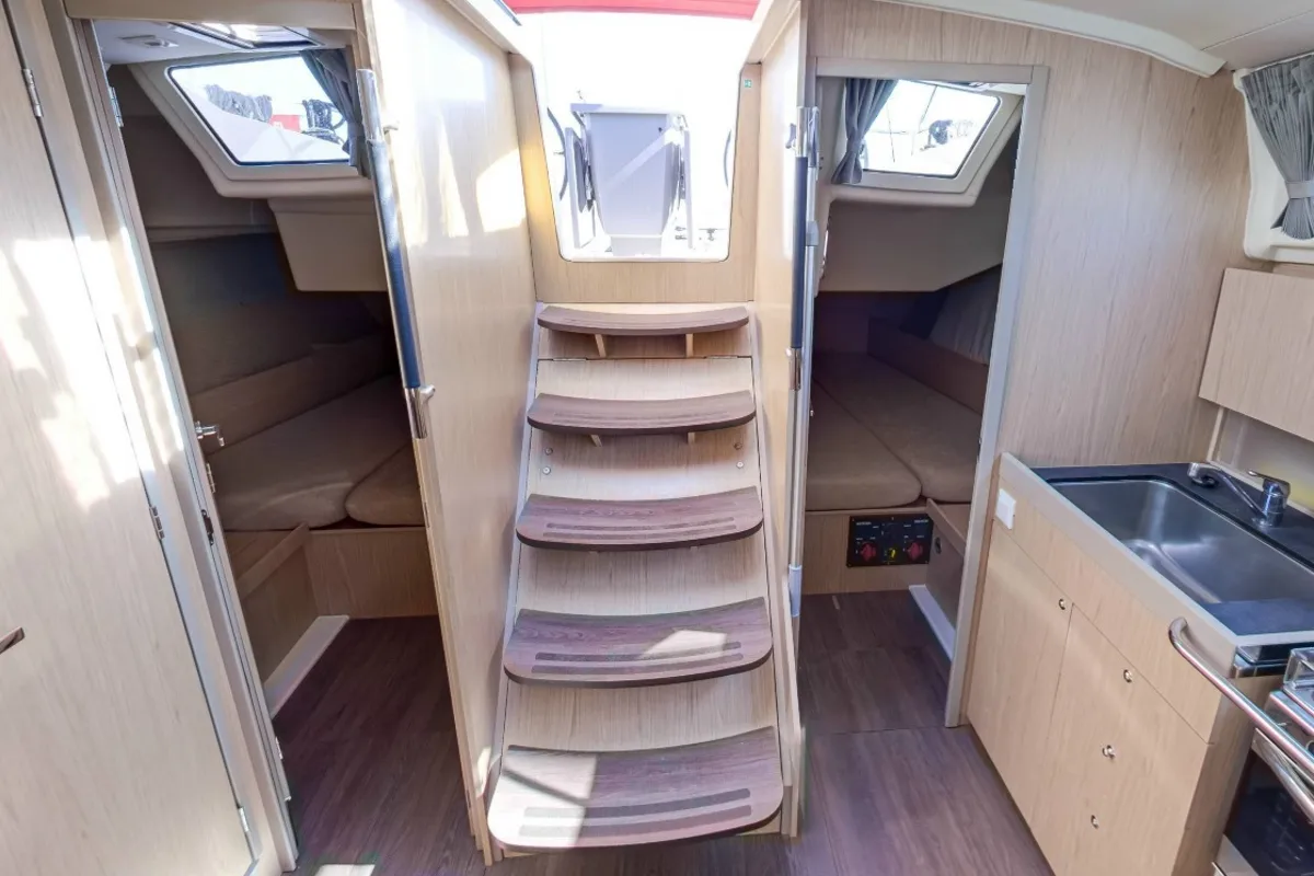 Galley of Luxa, a Beneteau Oceanis 41.1 sailboat at Split, Croatia