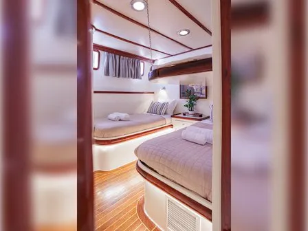 Cabin on Anemos & Almyra, a Mariner Don 17 Ltd Anemos & Almyra yacht at Saranda, Albania