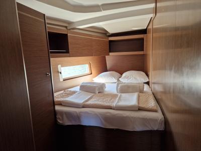 Cabin on Athanasia, a Beneteau Oceanis 46.1 sailboat at Athens, Greece