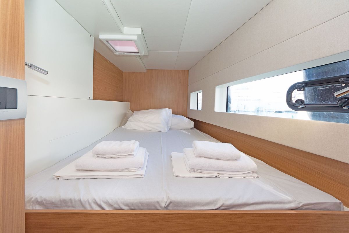 Cabin on Marie, a Bali Catsmart catamaran at Volos Municipality, Greece