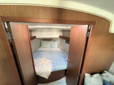 Cabin on Rookie, a Beneteau Oceanis 34.1 sailboat at Split, Croatia
