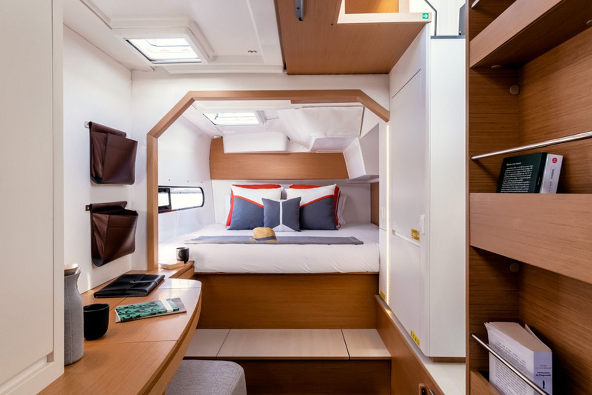 Cabin on Mara’amu, a Excess 11 catamaran at Papeete, France