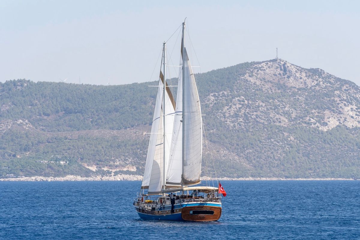 Exterior view of Gözdem The One, a Custom Made Gözdem The One yacht at Bodrum, Turkey