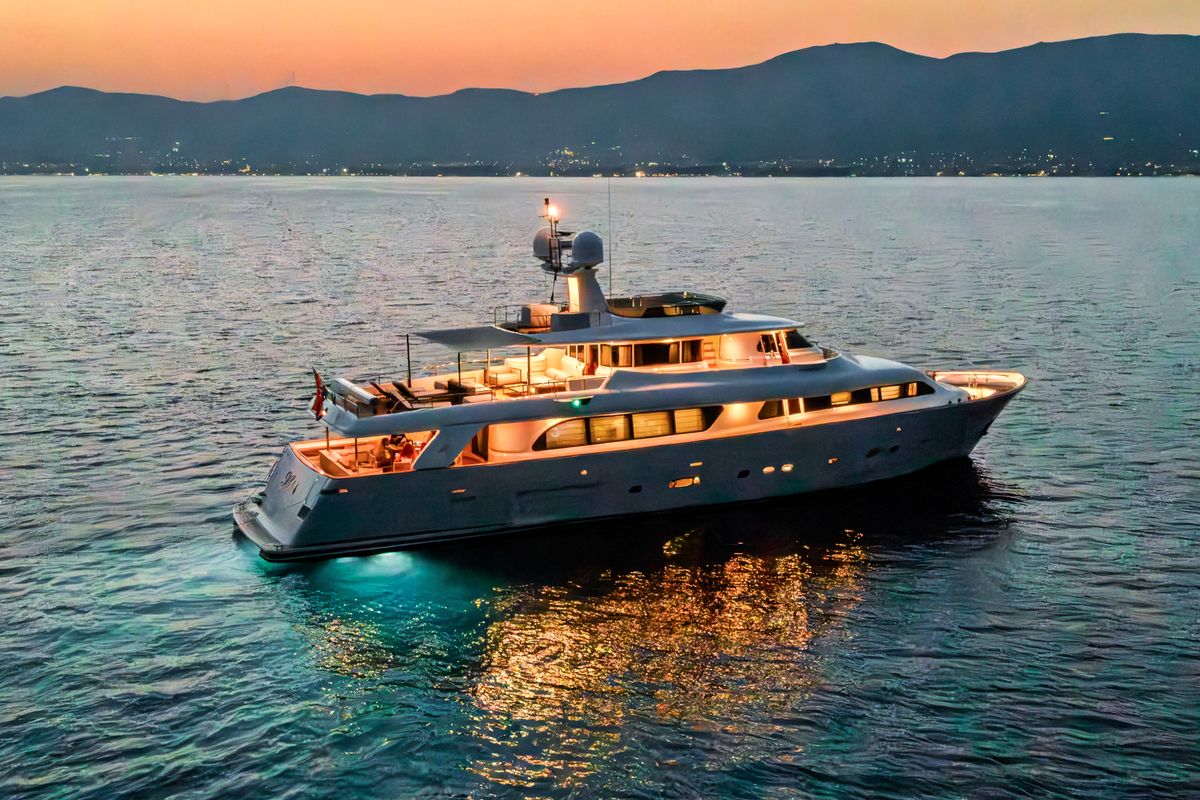 Exterior view of Klobuk, a Gulet Motoryacht yacht at Grad Kaštela, Croatia