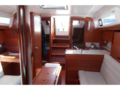 Moonsail, a Dufour Dufour 350 Adventure sailboat at Marsala, Italy
