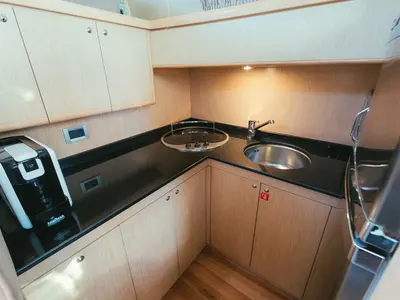 Galley of Bluebell, a Ferretti Yachts 460i yacht at Podstrana - Miljevac, Croatia