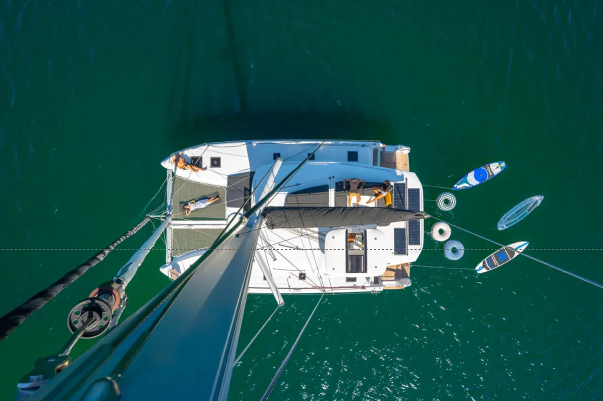 Dona, a Lagoon 43 catamaran at Seget Donji, Croatia