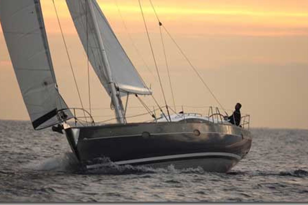 Exterior view of Maja 07, a Elan 514 Impression sailboat at Pirovac, Croatia