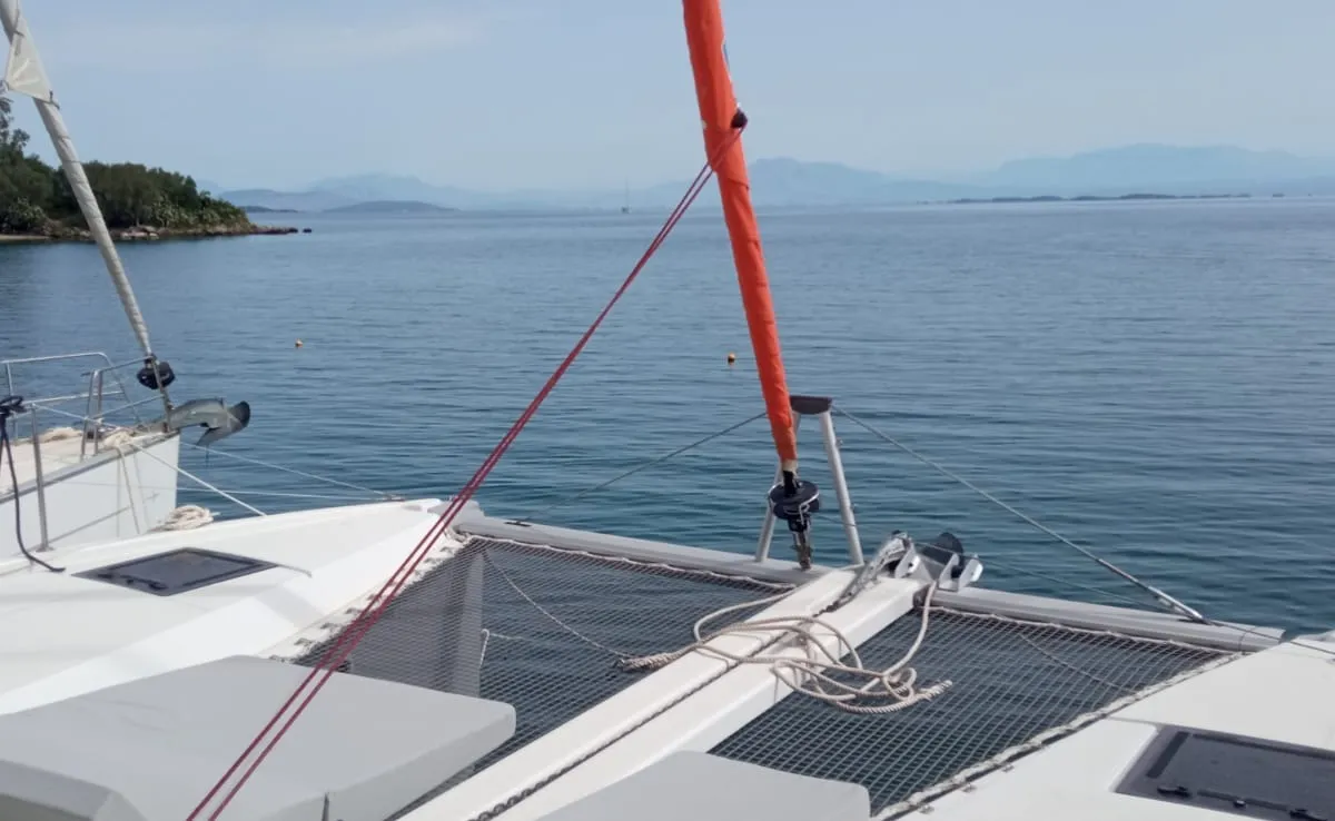 MALAOLAUR, a Excess Excess 11 catamaran at Municipal Unit of Lefkada, Greece