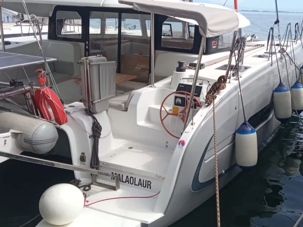 MALAOLAUR, a Excess Excess 11 catamaran at Municipal Unit of Lefkada, Greece
